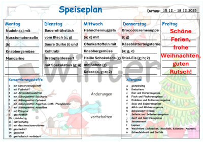 Speiseplan Winter 15.12.25